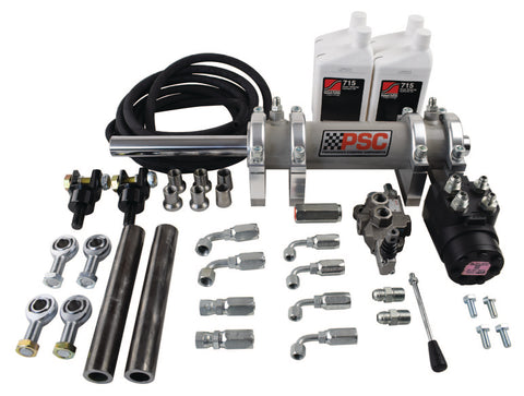 Full Hydraulic Steering Kit, 2007-11 Jeep JK (40 Inch and Larger Tire Size) PSC Performance Steering Components