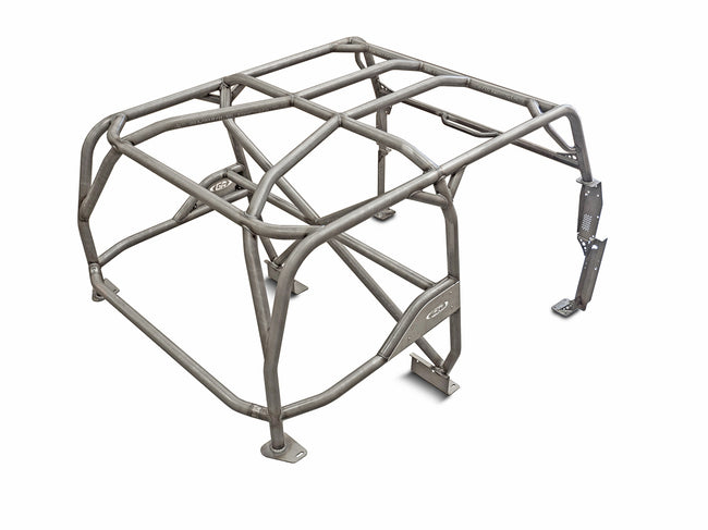 Jeep Roll Cage Kit Full Laser Notched 76-86 Jeep CJ-7 Steel Bare GenRight - HQ Offroad