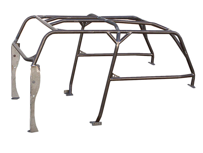 Jeep Roll Cage Kit Full Laser Notched 04-06 Wrangler LJ Steel Bare GenRight - HQ Offroad