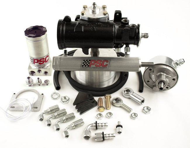Cylinder Assist Steering Kit, 1970-76 GM 4WD with Crossover Steering Kit PSC Performance Steering Components - HQ Offroad