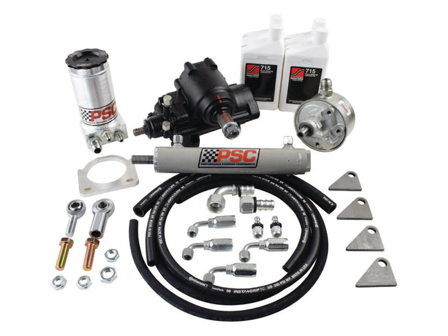 Cylinder Assist Steering Kit, 1999.5-2006.5 GM 4WD with Straight Axle Conversion PSC Performance Steering Components - HQ Offroad