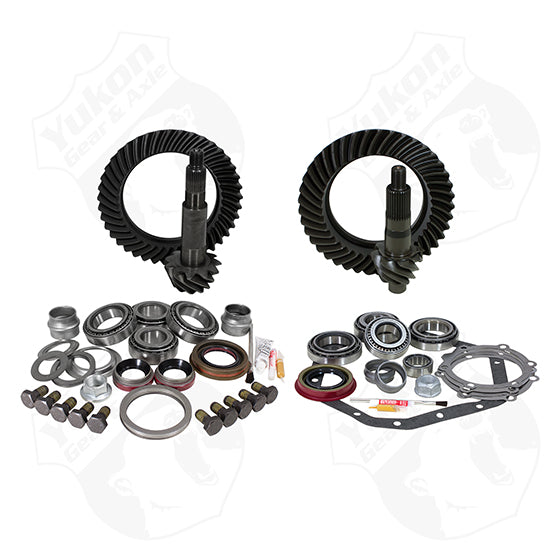 Yukon Gear And Install Kit Package For Standard Rotation Dana 60 And 89-98 GM 14T 4.56 Yukon Gear & Axle - HQ Offroad