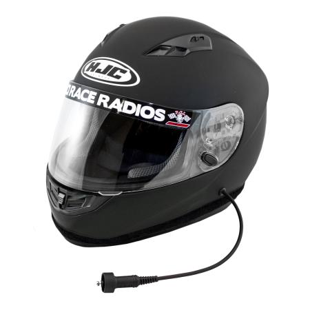 PCI Race Radios HJC CS-R3 Wired Helmet Full Face, Black L - 2423 - HQ Offroad