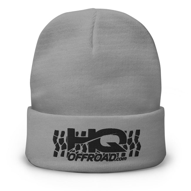 HQ Offroad Embroidered Beanie Black Logo - HQ Offroad
